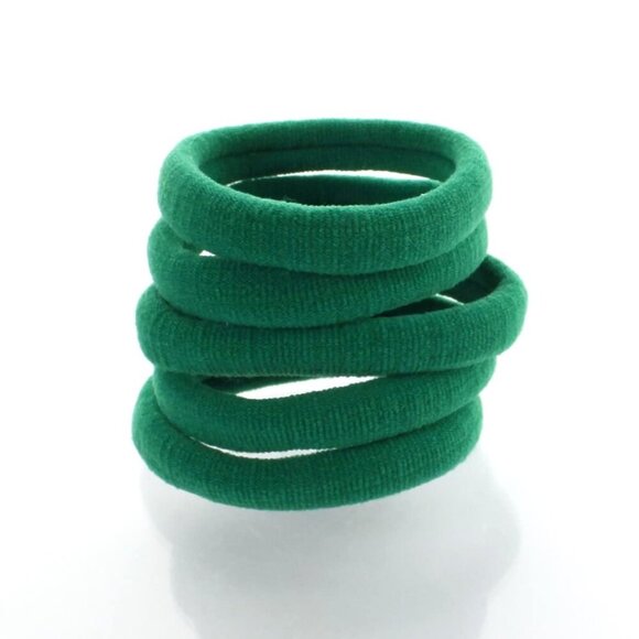 Large Elastic Ponytail Holders 100pcs Seamless Soft Hair Bands for Thick Hair